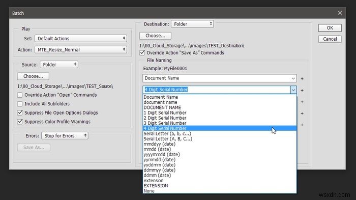 Cách Xử Lý Hàng Loạt Tệp Trong Photoshop