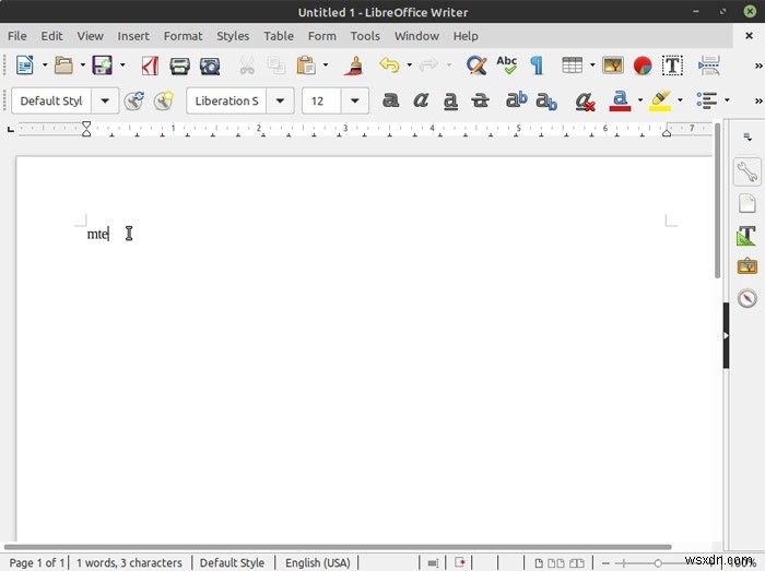 Cách Tự Tạo Mẫu AutoText Trong LibreOffice Writer