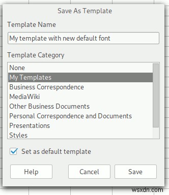 Cách Thay Đổi Font Mặc Định Trong LibreOffice
