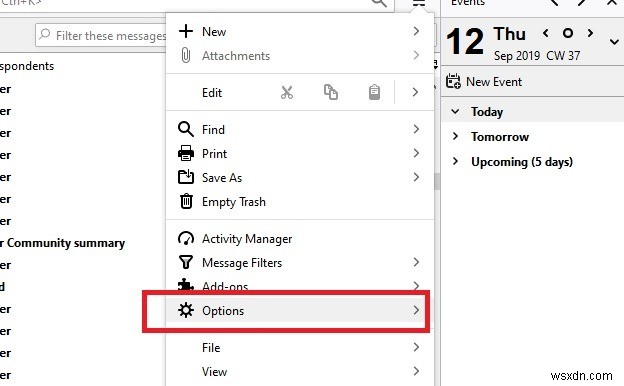 Cách Thêm Công Cụ Tìm Kiếm Tùy Chỉnh Vào Thunderbird