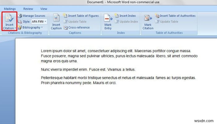 Cách Tự Động Tạo Danh Mục Tham Khảo và Trích Dẫn trong Microsoft Word