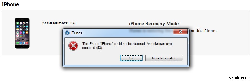 KHẮC PHỤC: Lỗi 53 iPhone 6