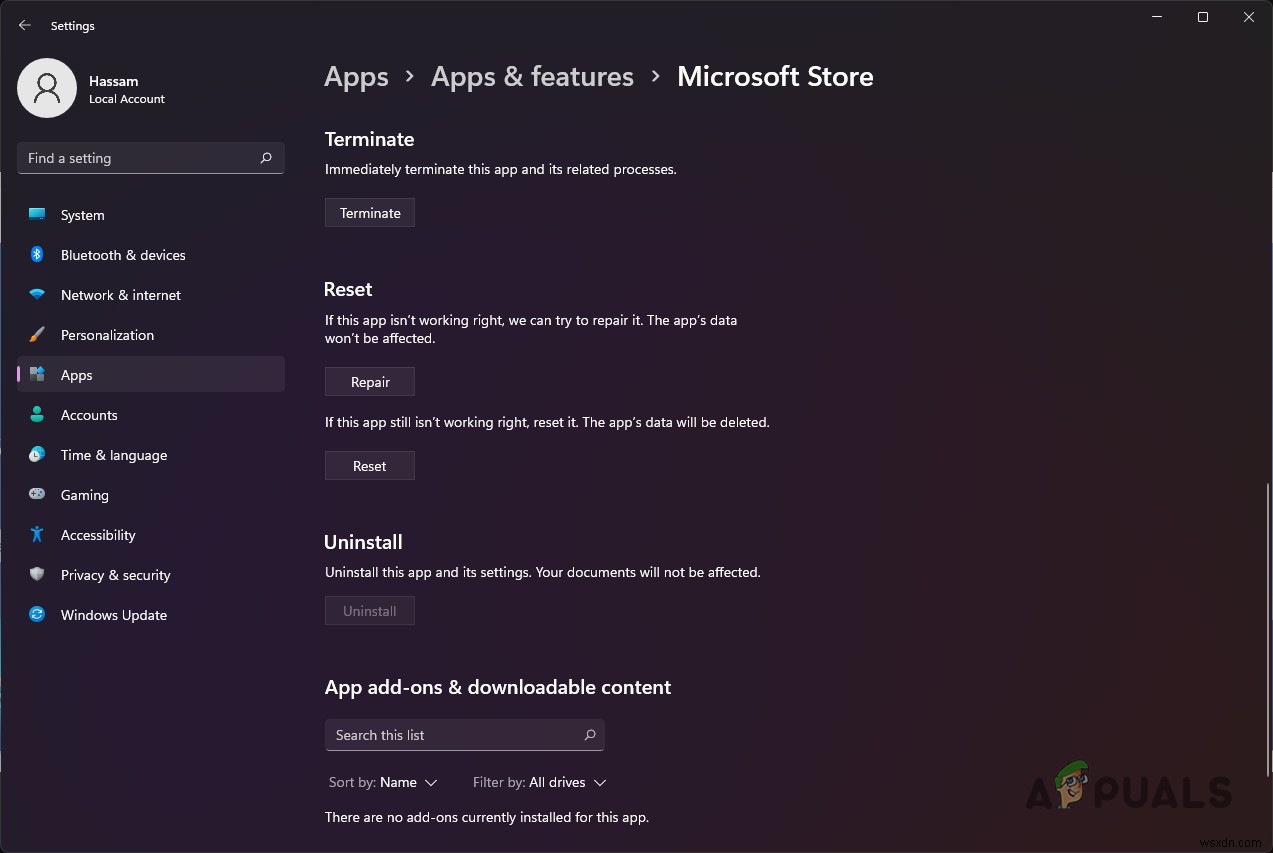 Cách khắc phục mã lỗi Microsoft Store 0x87E10BCF?
