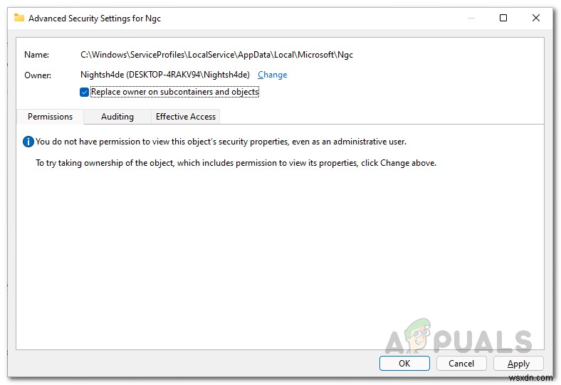 Khắc phục lỗi Something went wrong and your PIN isn t available trên Windows
