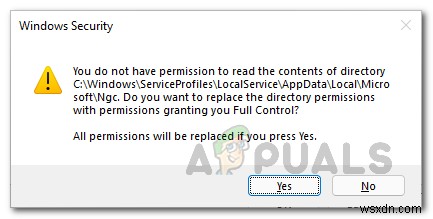 Khắc phục lỗi Something went wrong and your PIN isn t available trên Windows