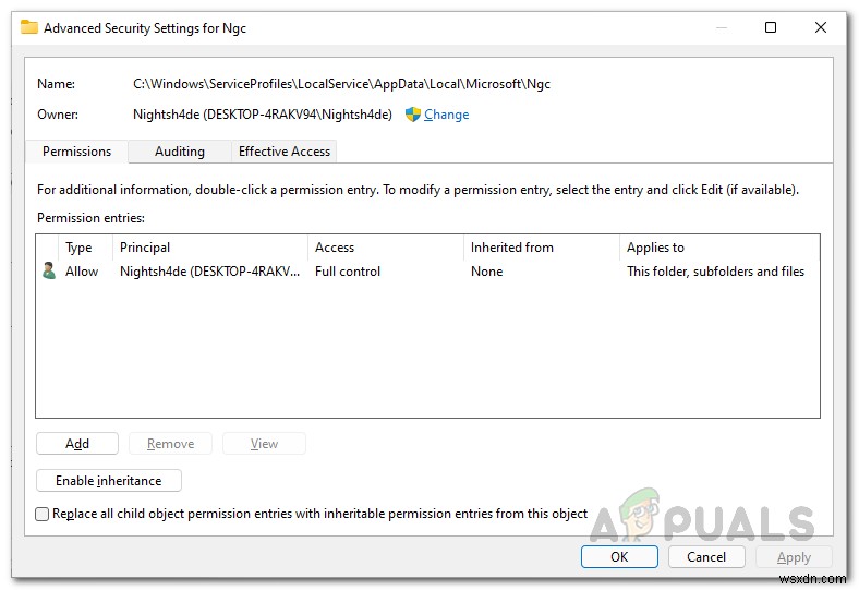 Khắc phục lỗi Something went wrong and your PIN isn t available trên Windows