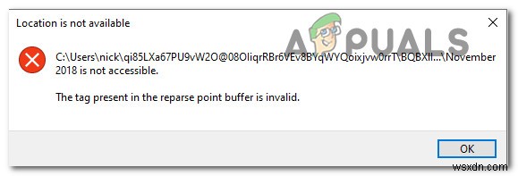 Khắc phục lỗi Tag present in the reparse point buffer is invalid trên OneDrive