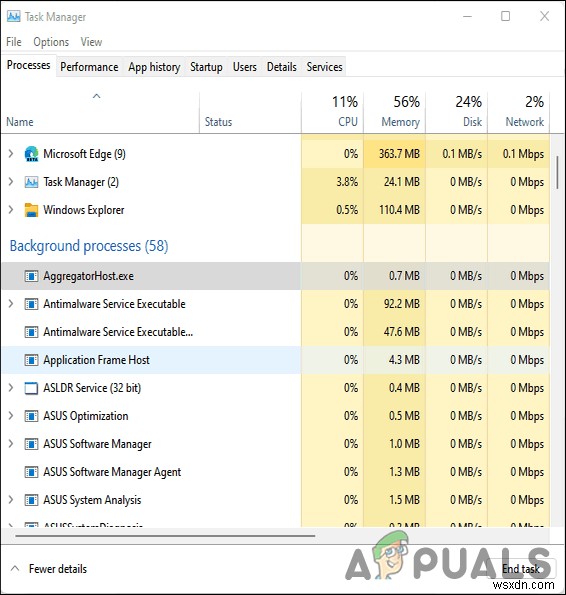 AggregatorHost.exe là gì? An toàn hay có hại?