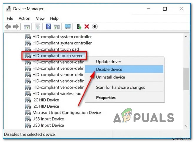 Cách tắt màn hình cảm ứng trên laptop HP