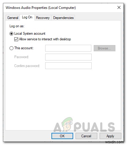 Cách khắc phục Windows không thể khởi động dịch vụ Windows Audio trên Local Computer