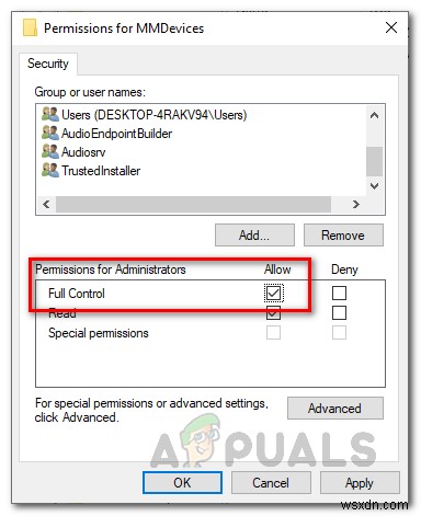 Cách khắc phục Windows không thể khởi động dịch vụ Windows Audio trên Local Computer