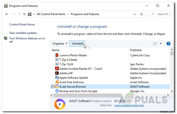 Cách ngăn Avast Browser tự mở khi khởi động Windows