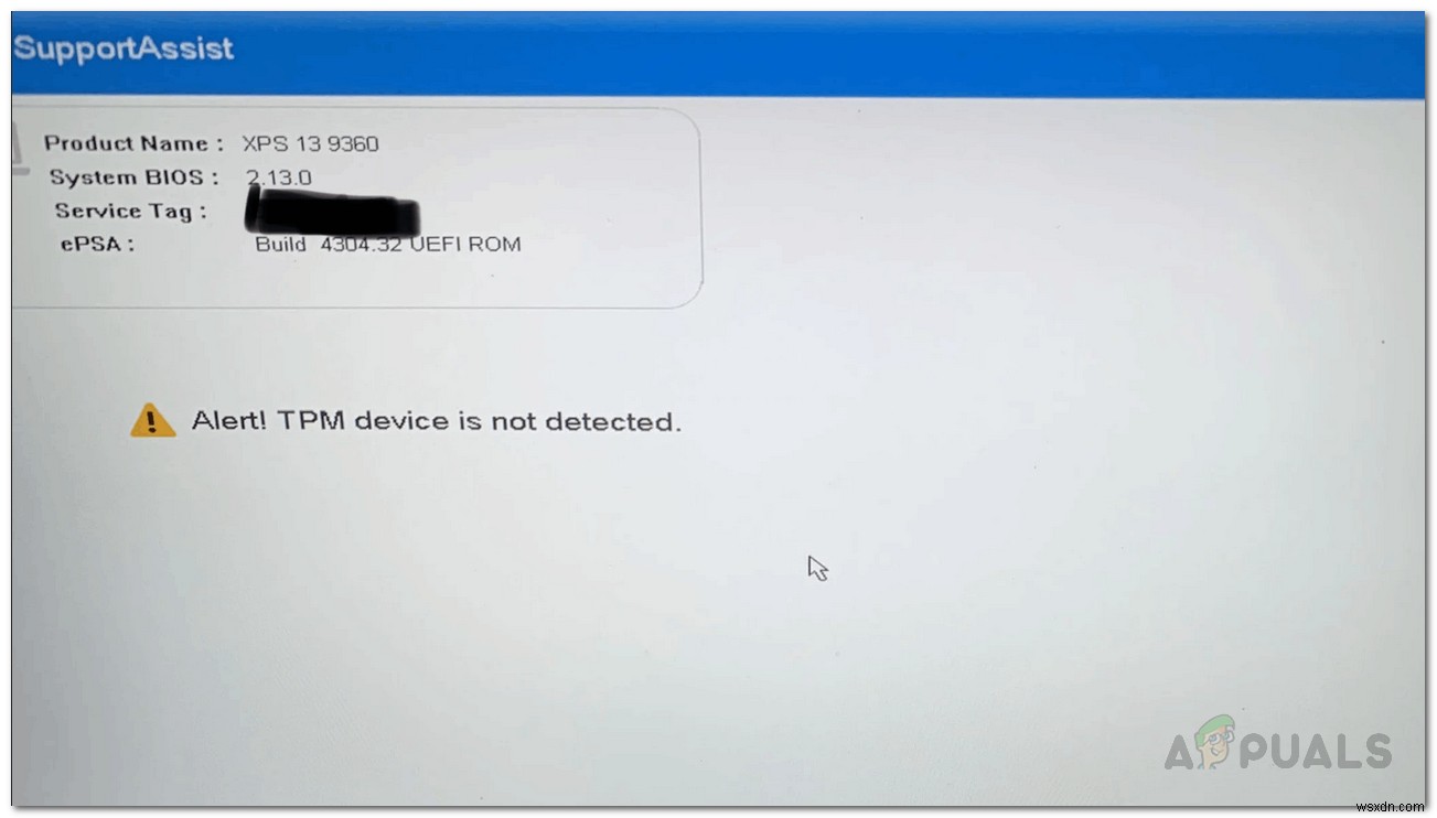 Cách khắc phục lỗi  TPM device is not detected 