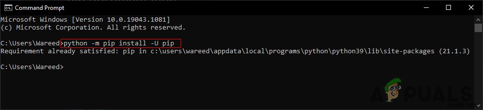 Sửa lỗi: Command python setup.py egg_info failed with error code 1 khi cài đặt Python