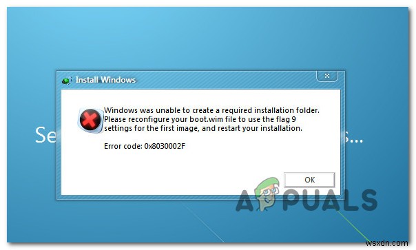 Sửa lỗi  Error Code: 0x8030002F  khi cài đặt hoặc nâng cấp Windows?