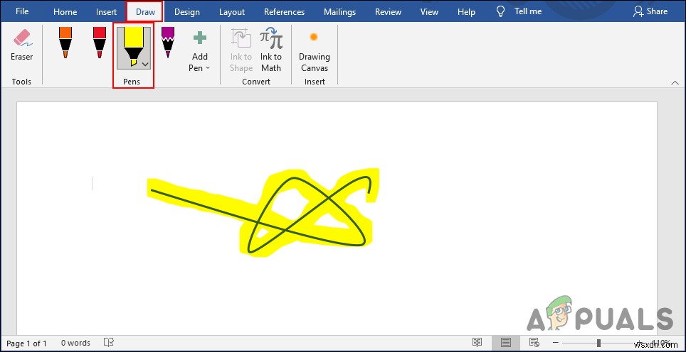 Cách vẽ dễ dàng trong tài liệu Microsoft Word