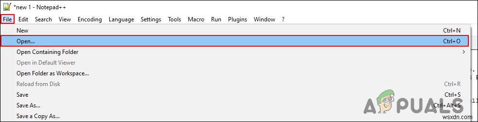 Cách tăng hoặc giảm cỡ chữ trong Notepad++