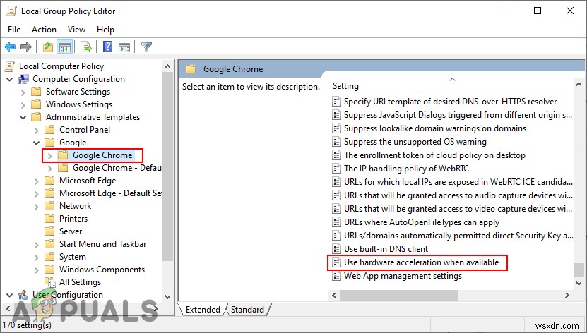 Bật/tắt tăng tốc phần cứng trong trình duyệt Web (Edge, Chrome, Firefox)