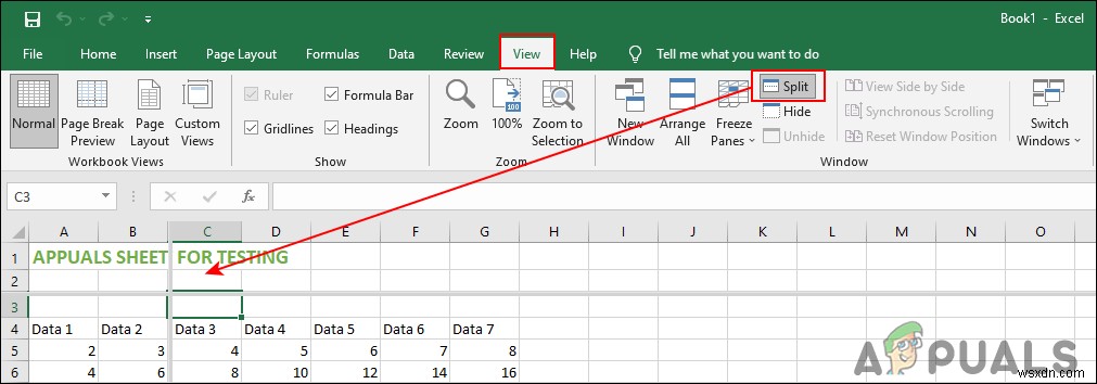 Cách đóng băng hàng và cột trong Microsoft Excel