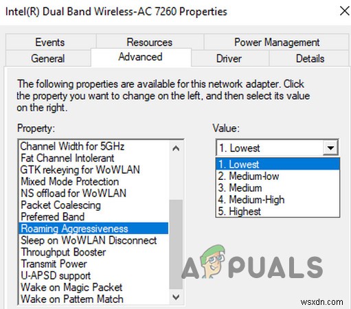 Khắc phục sự cố kết nối Intel Dual Band Wireless-AC 7260