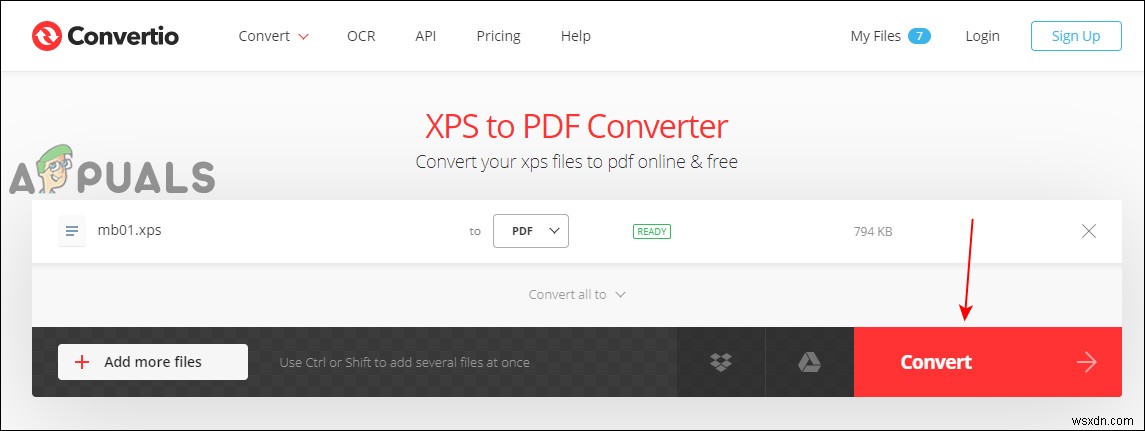 Cách chuyển đổi OXPS sang PDF trên Windows