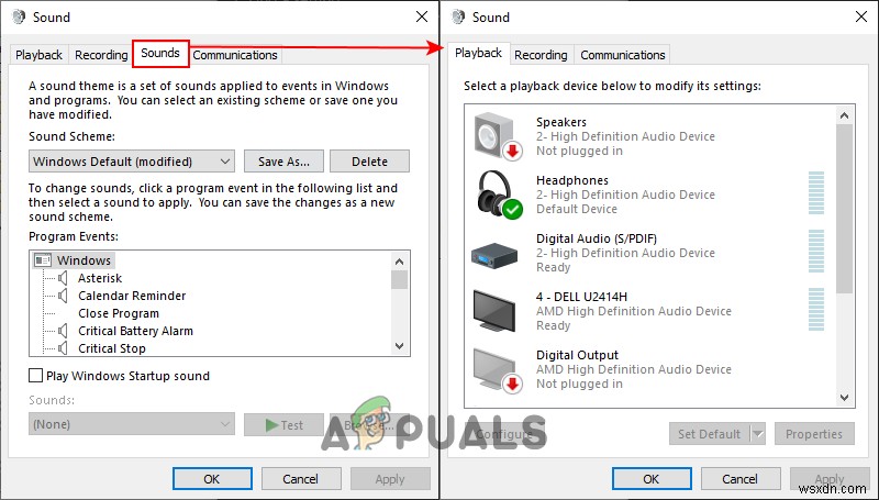 Cách ngăn người dùng thay đổi âm thanh hệ thống và sự kiện trong Windows 10