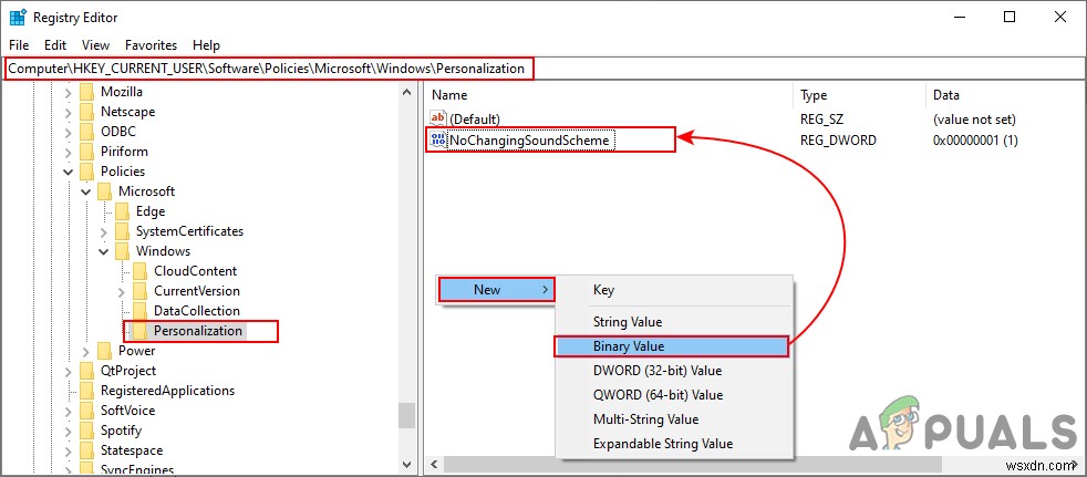 Cách ngăn người dùng thay đổi âm thanh hệ thống và sự kiện trong Windows 10