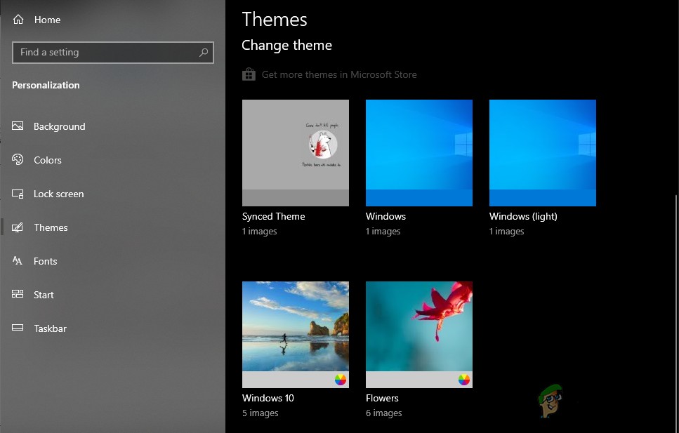 Cách ngăn người dùng thay đổi giao diện (Theme) trong Windows 10