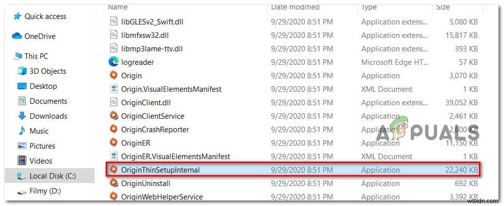 Khắc phục: Không thể cài đặt Origin mã lỗi 10.0 trên Windows 10