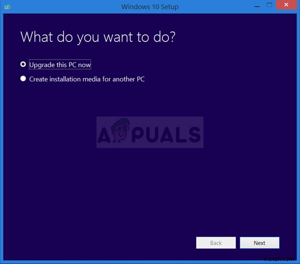 Sửa lỗi: Cập nhật Windows 10 thất bại với mã lỗi 0X80242FFF