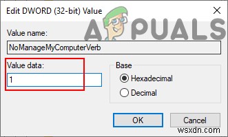 Cách thêm hoặc xóa mục Manage trên menu chuột phải File Explorer