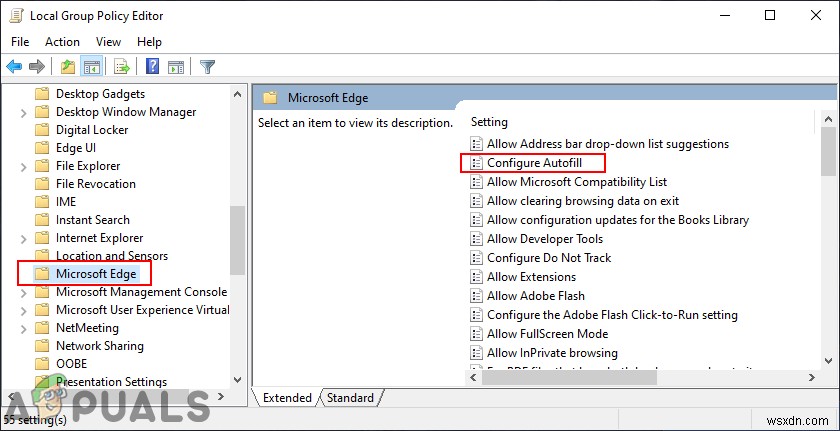 Cách bật/tắt Autofill (Tự động điền) trong Microsoft Edge