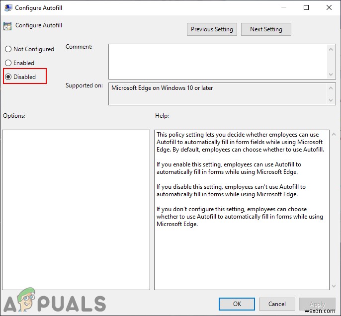 Cách bật/tắt Autofill (Tự động điền) trong Microsoft Edge