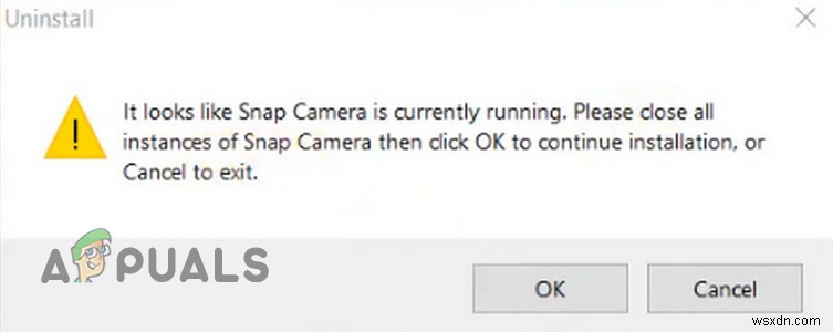 Khắc phục: Không thể gỡ cài đặt Snap Camera trên Windows