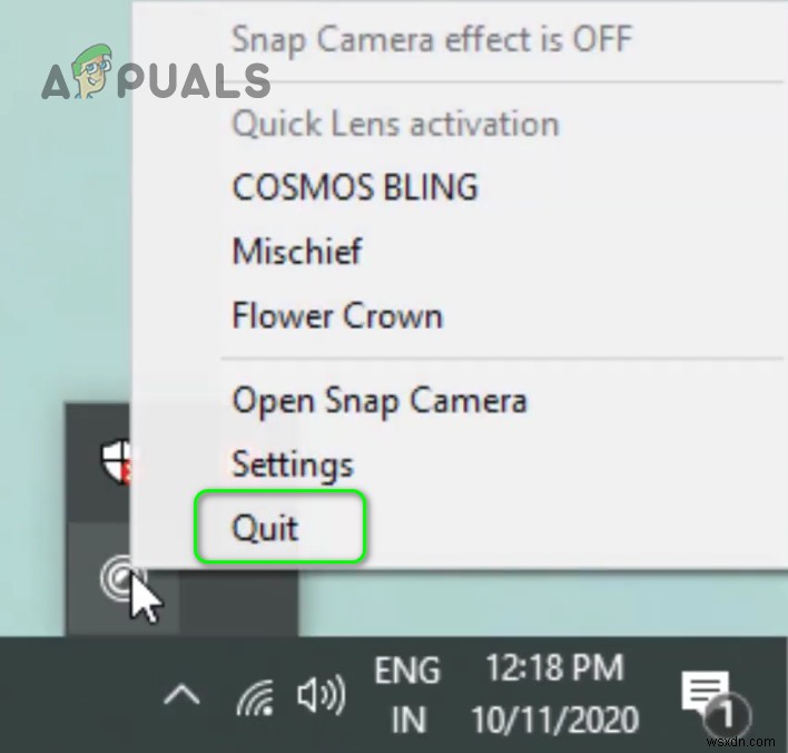Khắc phục: Không thể gỡ cài đặt Snap Camera trên Windows