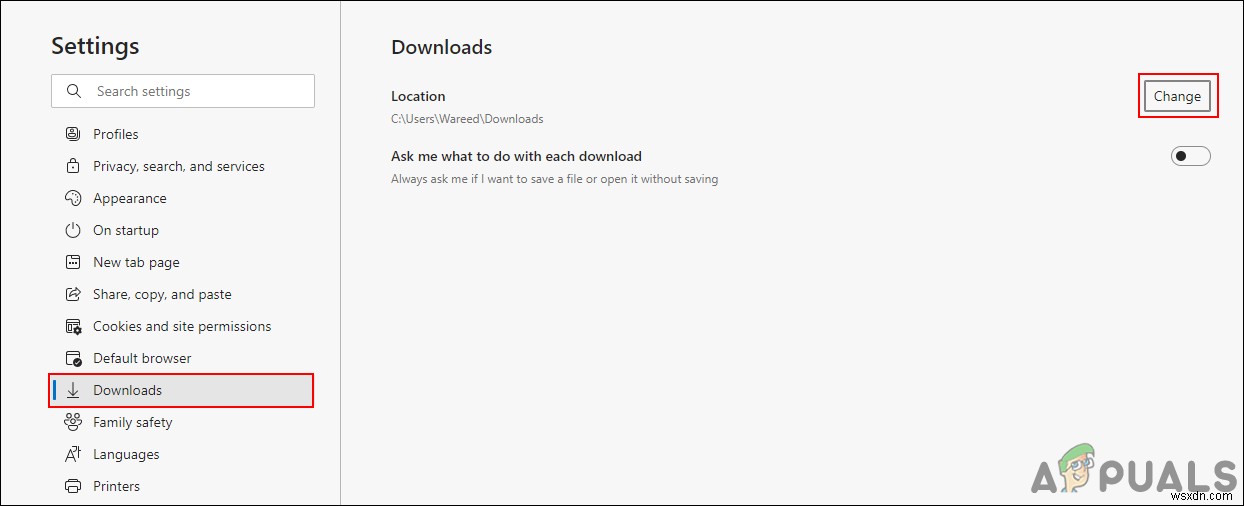 Cách thay đổi thư mục tải xuống cho Microsoft Edge Chromium
