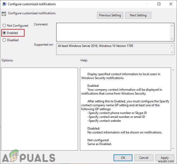 Cách tùy chỉnh thông tin liên hệ hỗ trợ trong Windows Security