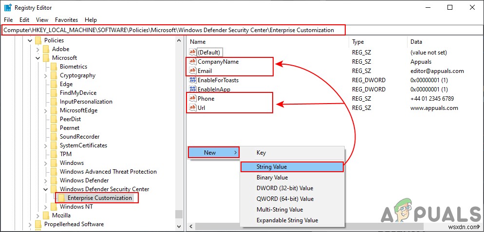 Cách tùy chỉnh thông tin liên hệ hỗ trợ trong Windows Security