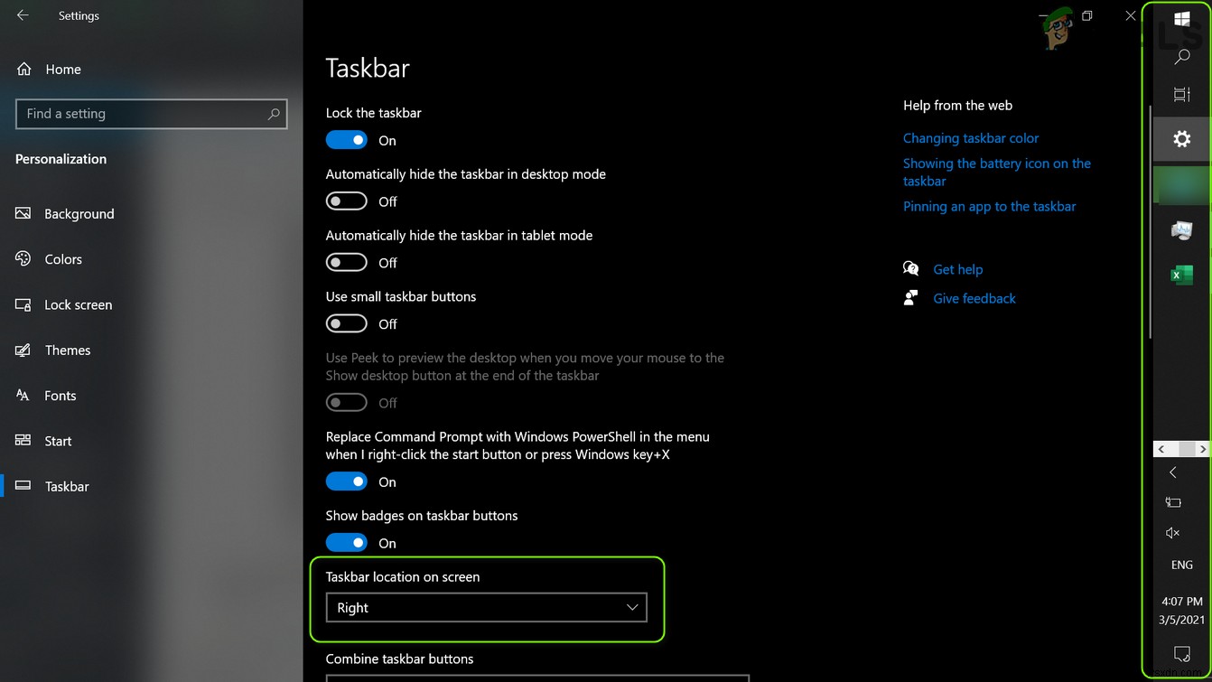 Cách khắc phục mất shortcut  Show Desktop 