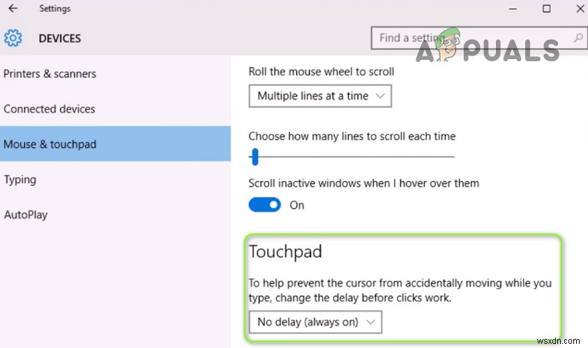 Cách ngăn con trỏ chuột tự động chọn khi di chuột qua hyperlink trong Windows 10