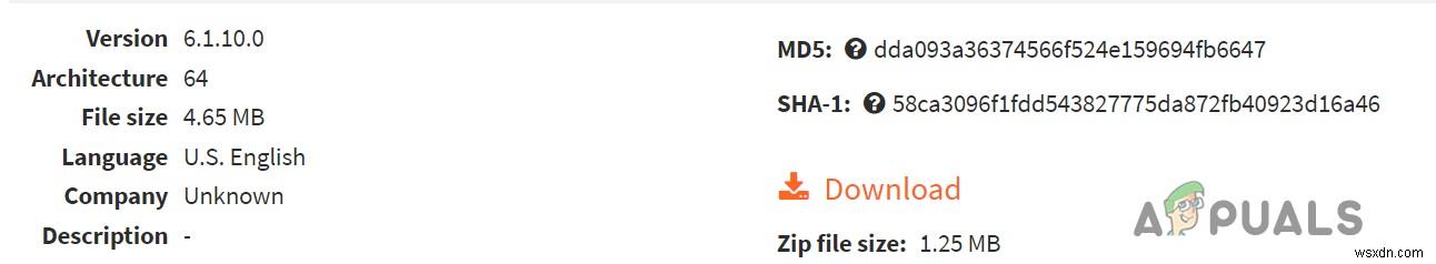 Khắc phục: Thiếu file Libmysql.dll
