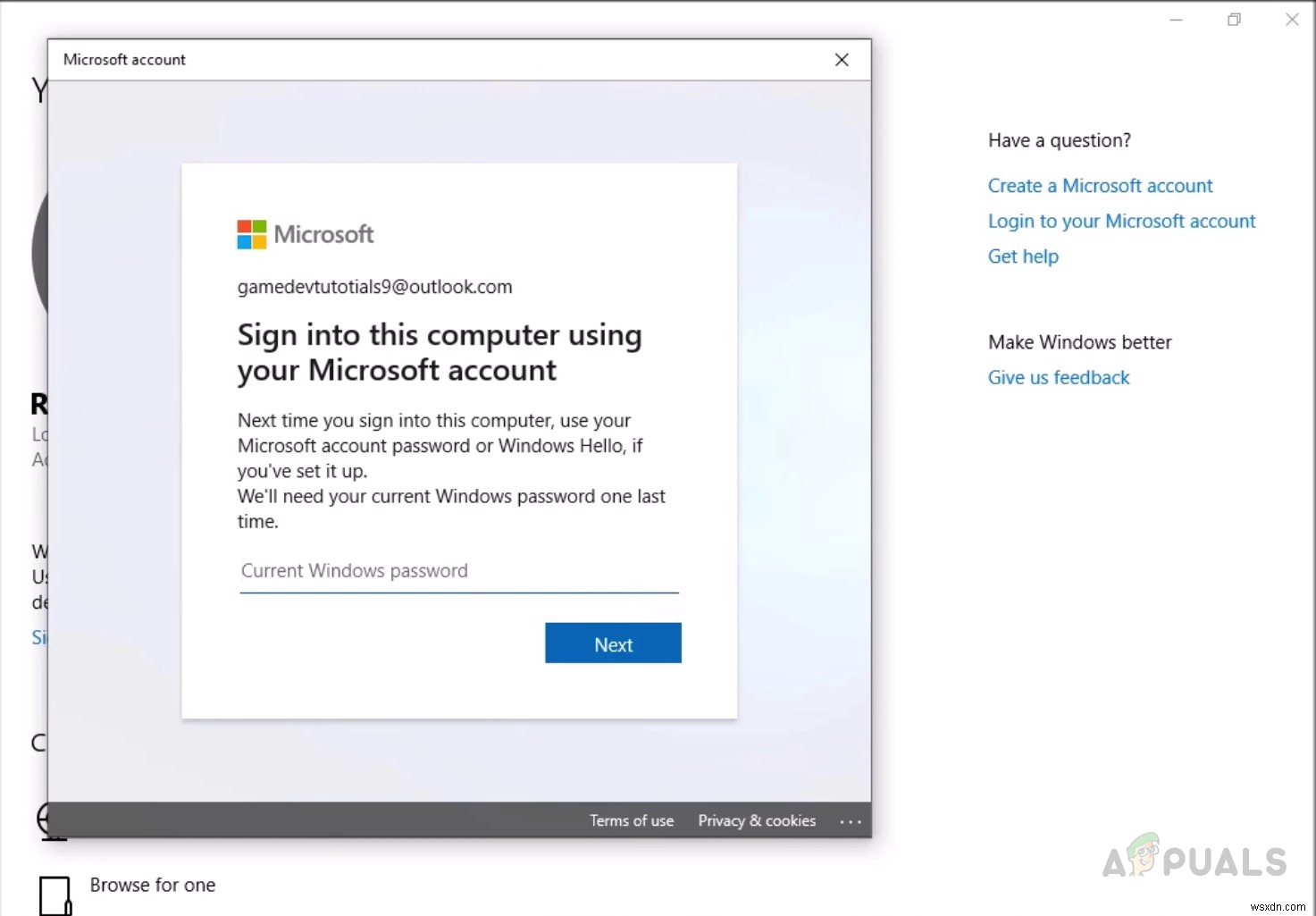 Cách thay đổi tài khoản Microsoft chính trong Windows