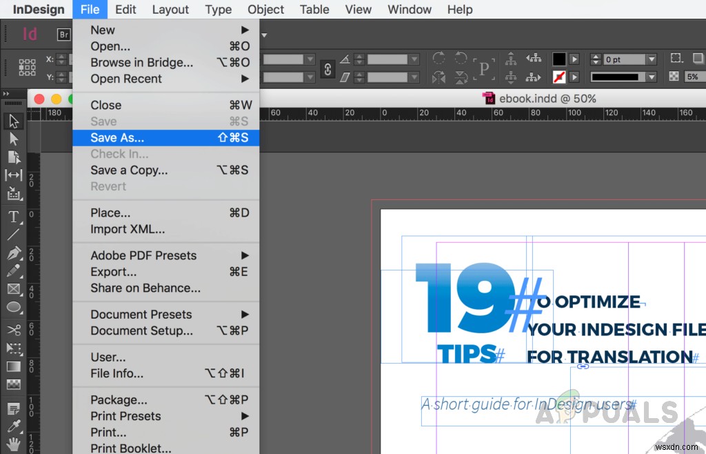 Cách khắc phục lỗi thiếu Plugin trong Adobe InDesign