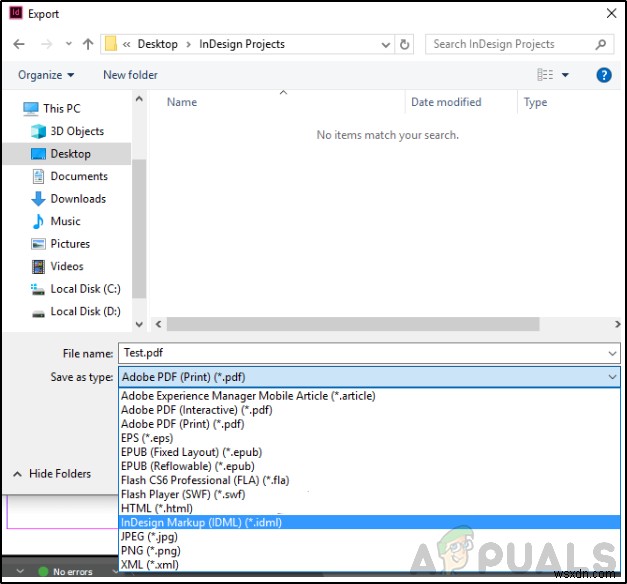 Cách khắc phục lỗi thiếu Plugin trong Adobe InDesign