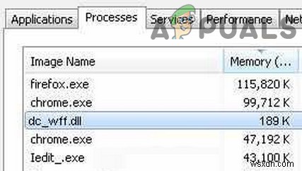 Khắc phục: Lỗi Something wrong when loading the DC-WFF.DLL