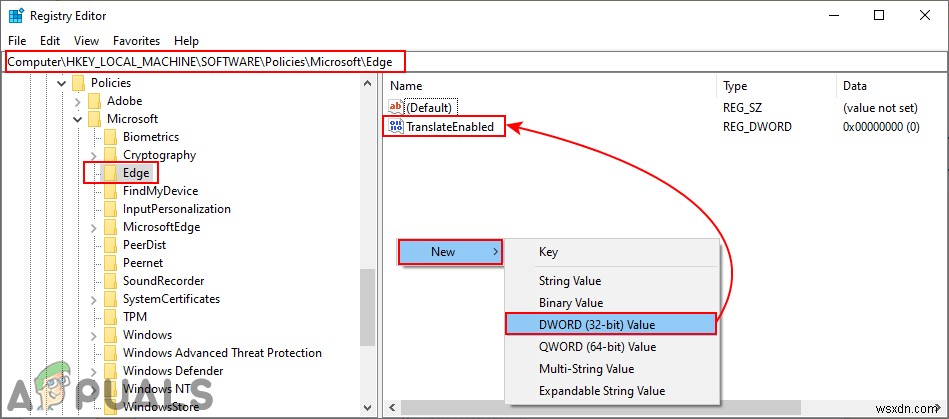Cách tắt đề xuất dịch trang trong Microsoft Edge Chromium