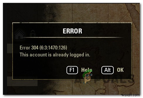 Cách khắc phục lỗi ESO Error 304 (Tài khoản này đã đăng nhập)