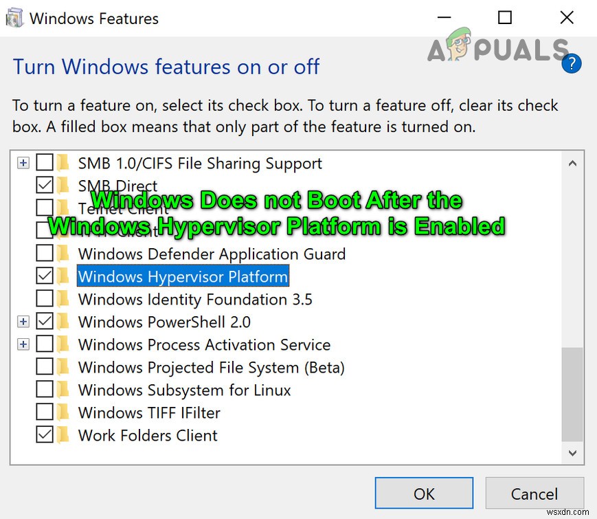 Khắc phục: Windows không khởi động sau khi bật Windows Hypervisor Platform