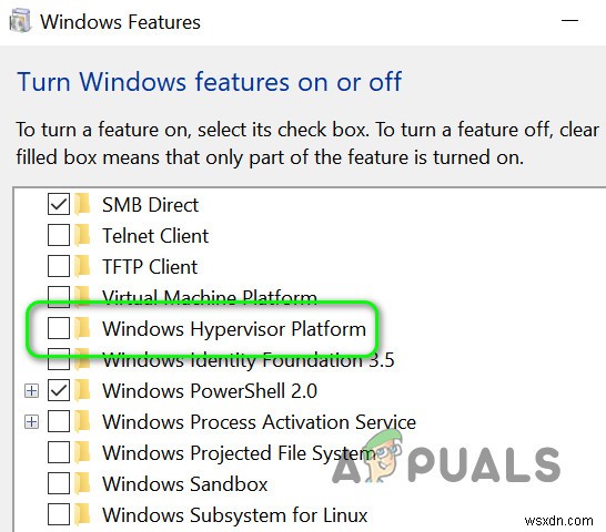 Khắc phục: Windows không khởi động sau khi bật Windows Hypervisor Platform