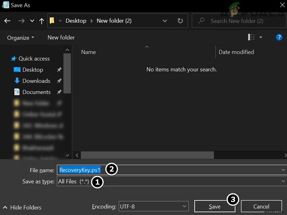 Khắc phục: Không tìm thấy Khóa khôi phục BitLocker